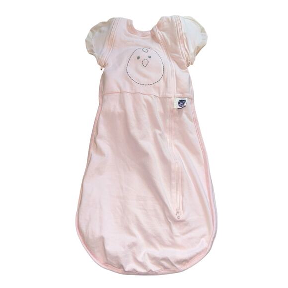 The Nested Bean Zen One Swaddle Sleep Sack S (3-6 Months) 13-18.5 lbs Soft Pink - Picture 1 of 6